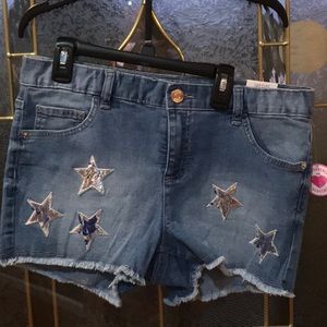 NWT Justice 16 plus denim shorts